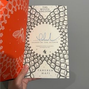 Signed illumicrate edition of This Woven Kingdom by Tahereh Mafi